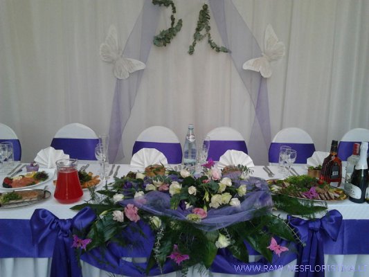 Pokylio salės puošimas Pokylio salės puošimas